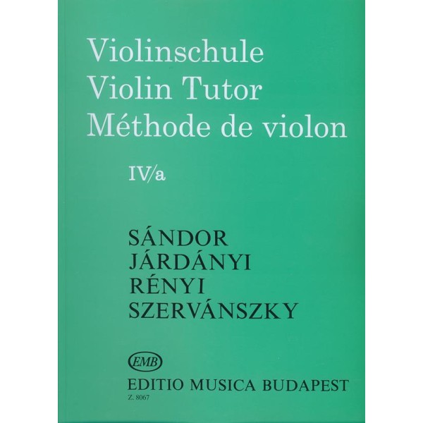 Sandor méthode de violon 4A partition