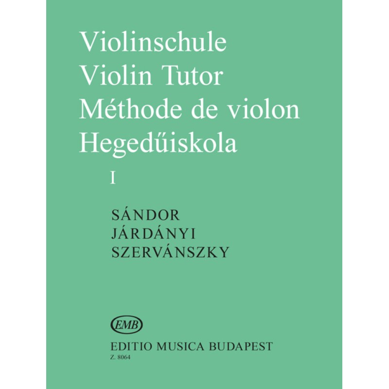 Sandor méthode de violon volume 1 partition