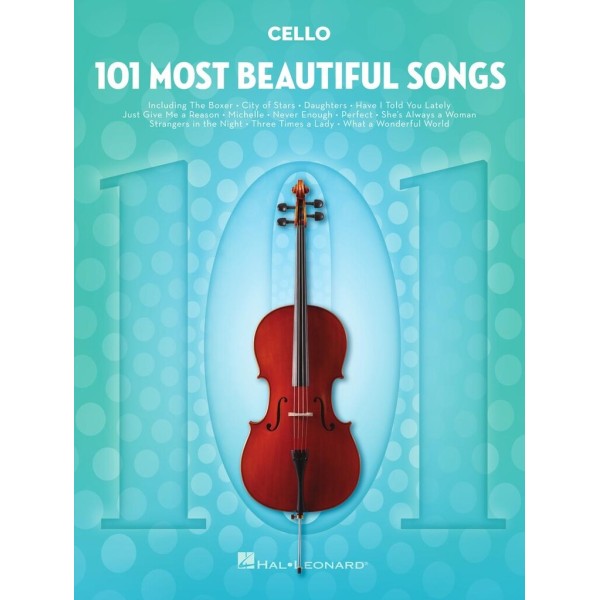 101 most beautiful songs partition violoncelle