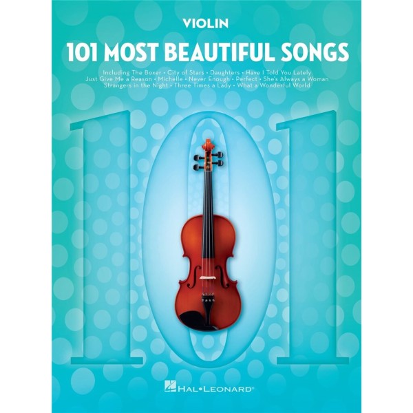 101 most beautiful songs partition violon