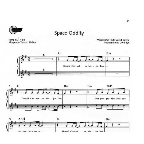 Pop for alto saxophone partition