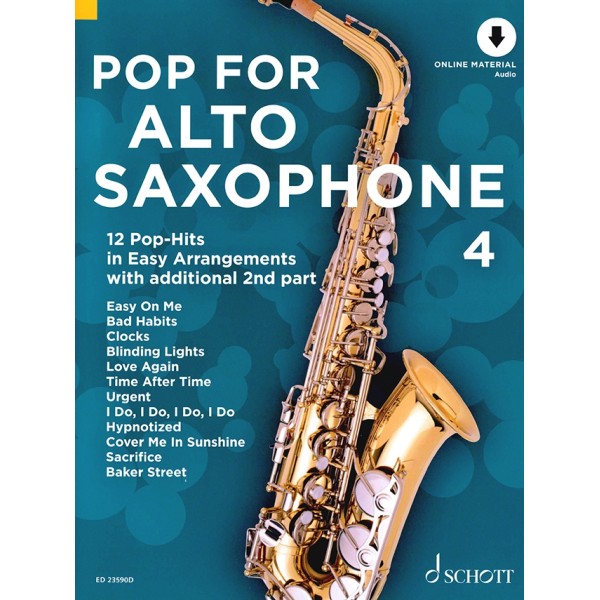 Pop for alto saxophone partition