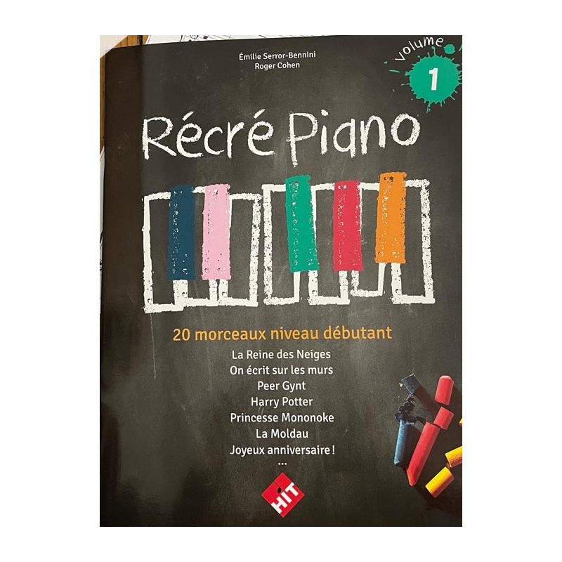 récré piano partition