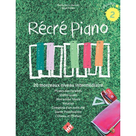 Récré piano volume 2 partition avignon