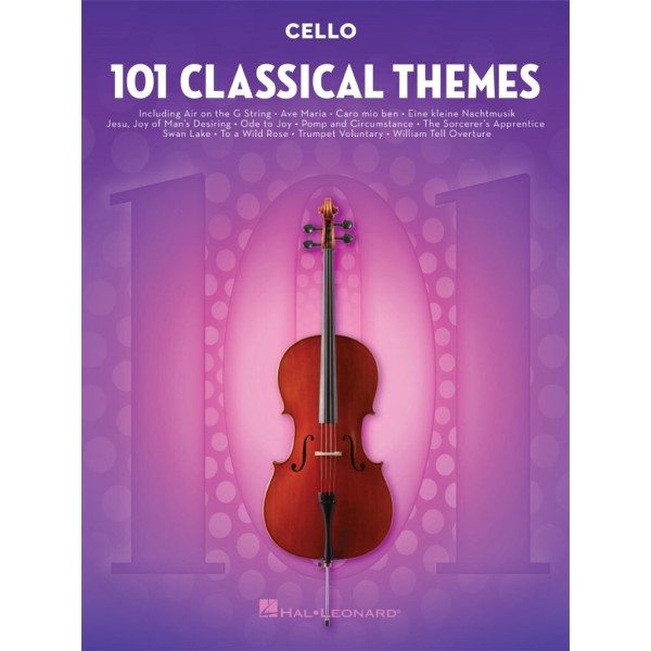 101 classical themes partition violoncelle