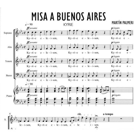 Misa a buenos aires partition chant
