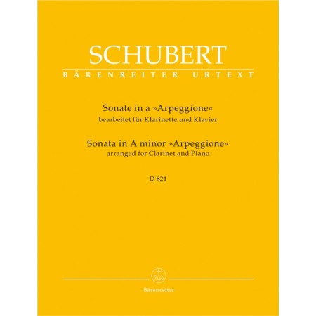 sonate arpeggione partition clarinette