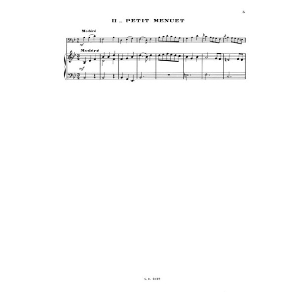 Bréval concertino n°5 partition