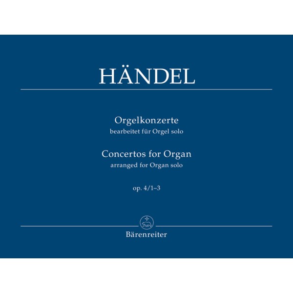 Haendel Concerto orgue partition