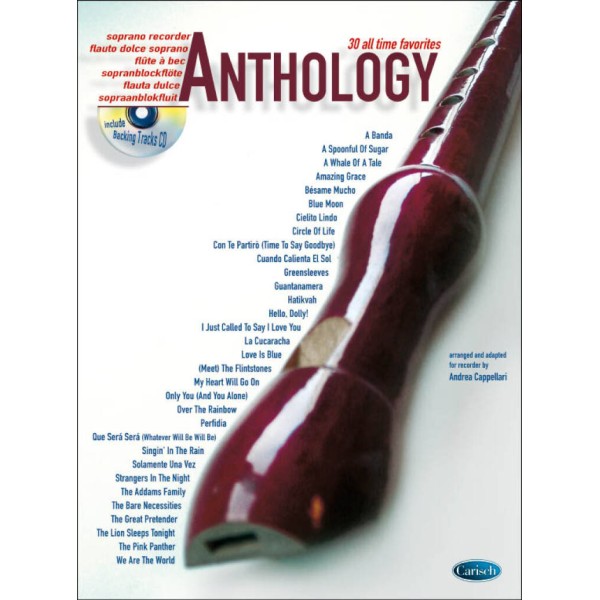 Anthology partition flûte à bec