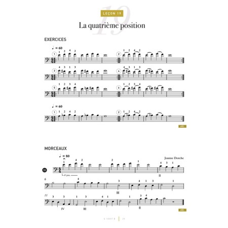 jeanne dorche méthode de violoncelle partition