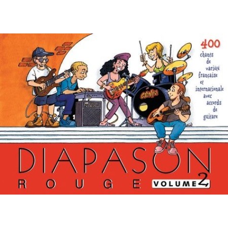 Diapason rouge volume 2 carnet de chants