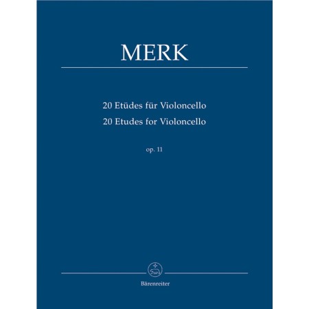 merk 20 études opus 11 partition