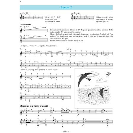 Joubert méthode de violon partition
