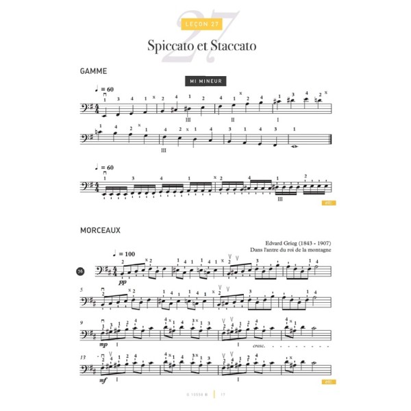 Méthode de violoncelle volume 3
