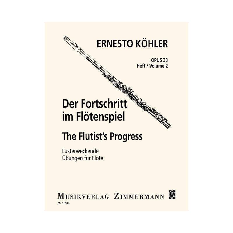 kohler études flute opus 33 partition